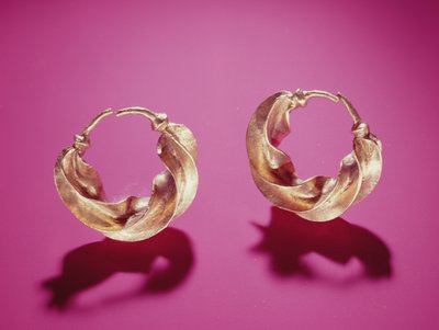 Flanged Earrings, from Ireland by Celtic